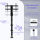 thumbnail image 3 of Soporte Tv Motorizado Elevador Con Tope Repisa 40 A 70, 3 of 7