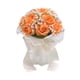 thumbnail image 3 of Bouquet De Boda Para La Novia Flores De Seda Artificial Elegante Ramo De Dama De Honor Naranja, 3 of 5