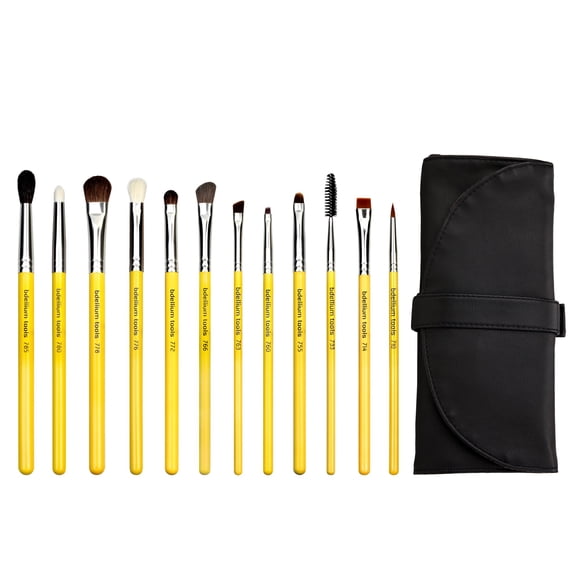 Set de brochas de maquillaje Bdellium Tools Studio Series, para ojos, 12 unidades