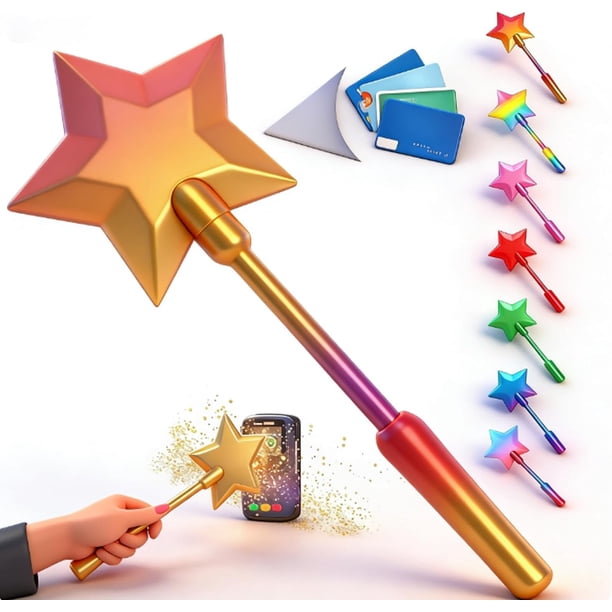 Varita tocar pagar impresa 3D funda tarjeta NFC regalo novedad amantes magia
