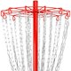 thumbnail image 4 of Cesta de práctica Disc Golf Remix de doble cadena roja, 4 of 6