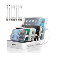 Estación De Carga Mstjry De 5 Puertos Multi Usb-A Para Iphone Ipad