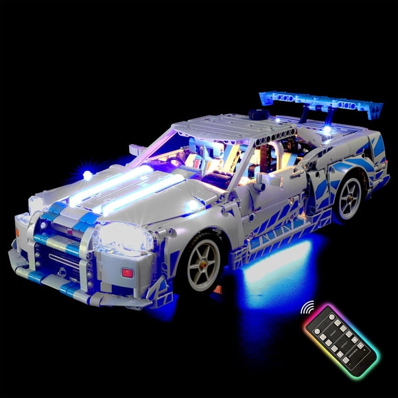 Kit de luces LED flashebrick para Lego 42210 Nissan GT‑R (R34)