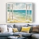 thumbnail image 2 of 1pc Canvas Poster, Open Window To Beach Landscape Wall Art Decor, For Living Room Wall Decor, Bedroom Wall Decor, Office Kitchen Wall Decor, No Frame, 2 of 4