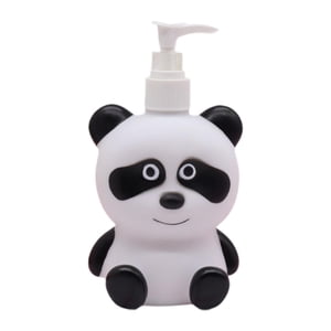 Magideal - Dispensador De Jabón Botella Loción Infantil Botella Champú Con Bomba Recargable De Vinilo Diseño Divertido Para Niños Adecuado Para Baño Hogar Oficin Panda