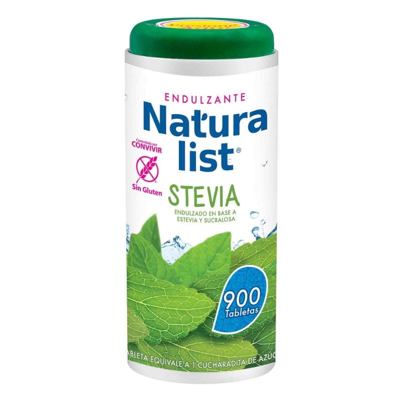 Endulzante Tableta Stevia Display 900 unidades Naturalist