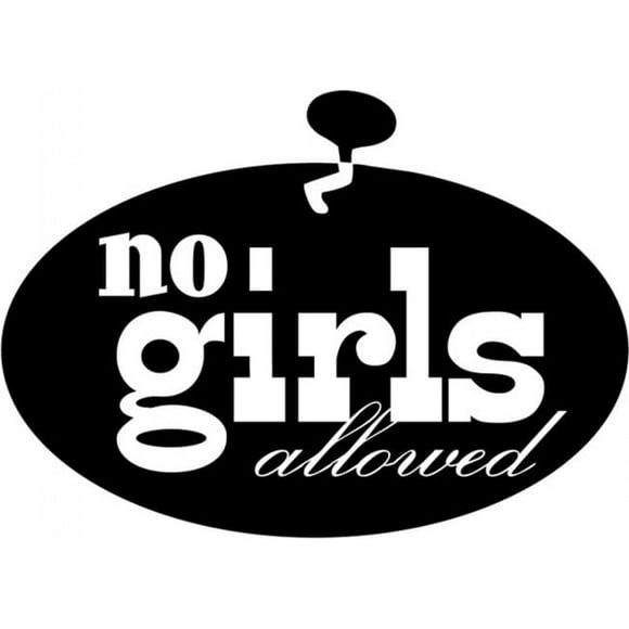 Decomural No Girls Allowed Boys Bedroom WS-17053