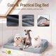 thumbnail image 4 of Cama ortopédica XL gris lavable para perros Comfort Expression, 4 of 7