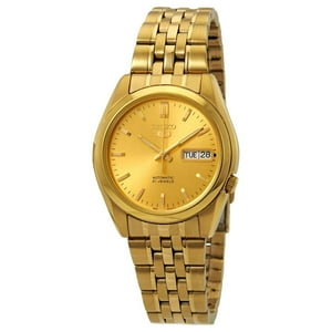 Reloj Seiko De Vestir Automático De Acero Inoxidable 5 Snk366K Dorado Para Hombre