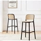 thumbnail image 2 of Pack 2 Taburete Montana Negro 65cm | Rattan Sintético, Exterior, 2 of 6