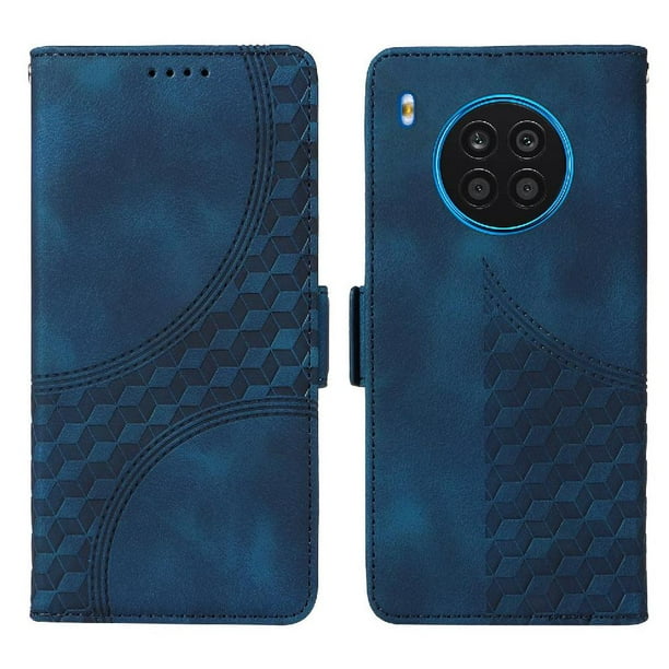 Carcasa FOXDOCK Honor 50 Lite de cuero PU, diseño acolchado clásico, protección contra caídas y rayones