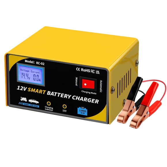 Cargador de Batería AUTTGINN 12V 7A Inteligente para Automóvil y RV