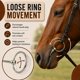 thumbnail image 4 of Cabezada snaffle BRINGERPET de 15 cm, hierro, anilla suelta, 4 of 8