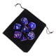 thumbnail image 2 of Dados Acrílicos D10 D4 Juego De Dados D12 Con Bolsa De Almacenamiento Juego De Fiesta Azul, 2 of 5