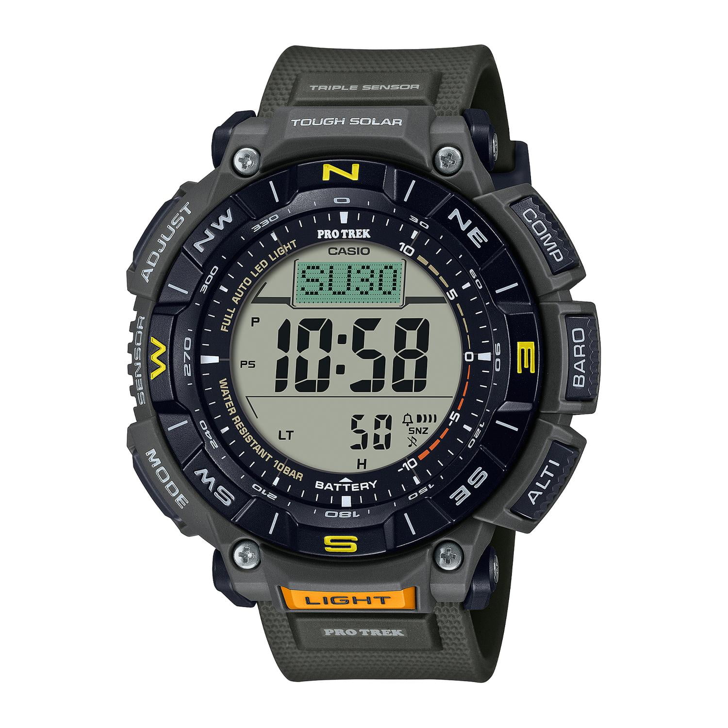 Reloj Protrek Prg-340-3dr Resina Hombre Verde Verde