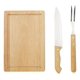 thumbnail image 3 of Set De Asado Roti Tenedor Cuchillo Tabla Bamboo, 3 of 8