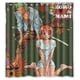thumbnail image 1 of Cortina de ducha de Anime One Piece, juego de cortina de baño con ganchos, tamaño 66 x 72 pulgadas, 1 of 3