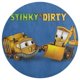 thumbnail image 3 of Stinky y Dirty Alfombra Redonda de Felpa Coral, Antideslizante, No Desprende Pelusas, Lavable y Duradera para Salón, Dormitorio y Habitación de Niños 60cm, 3 of 6
