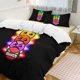 thumbnail image 1 of Geometry Dash 3-Piece Bedding Set Soft Warm And Comfortable Soft Bed Set for Bedroom, 1 of 5