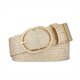 thumbnail image 1 of Cinturón Hihope de Paja Trenzada Dorado con Cintura Elástica, 1 of 6