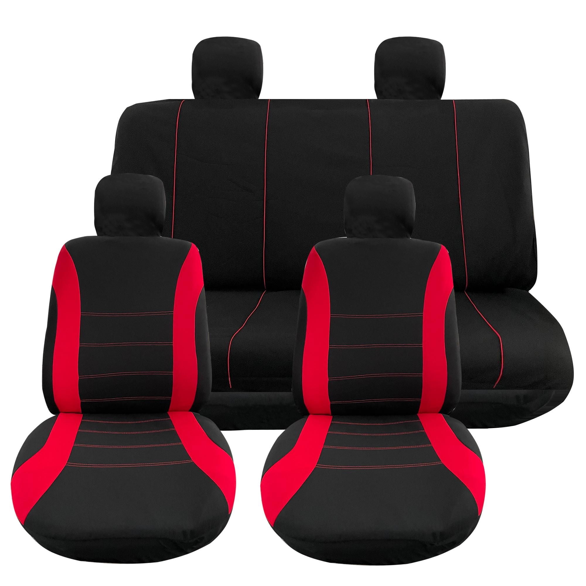 Autodrive - Funda Para Auto Negra/roja