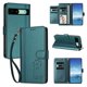 thumbnail image 2 of Funda Cartera Trébol para Google Pixel 8A con Ranuras Tarjetas y Carga Inalámbrica Verde oscuro, 2 of 6
