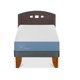 thumbnail image 1 of Cama Europea Excellence 1 Plaza Base Normal, 1 of 10