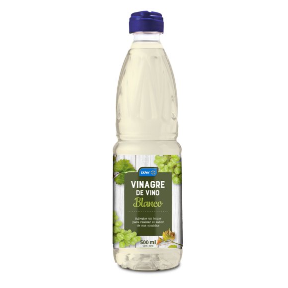 Vinagre de Vino Blanco Botella, 500 ml