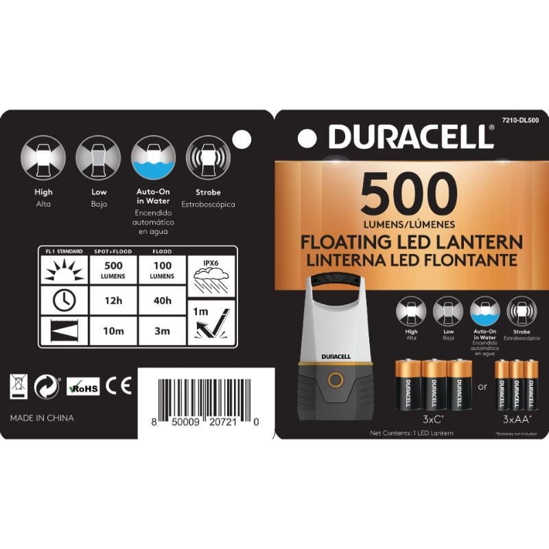 Duracell Farol 500 Lúmenes De Flotación