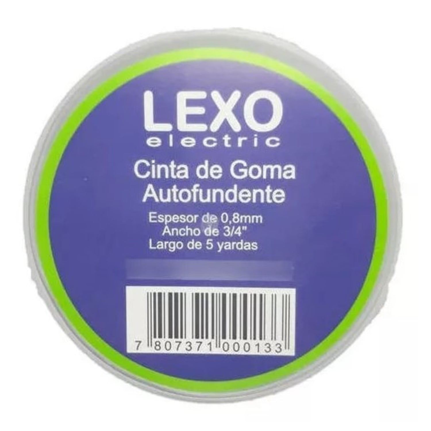 Lexo - Cinta De Goma Auto Fundente 0.8mm 3/4 5mts Electric