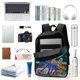 thumbnail image 3 of Inspector Gadget-theme Backpack, Campus style schoolbag Bookbag with Adjustable Shoulder Straps And Large Zip Compartment, Unisex Travel Bags., 3 of 6