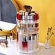 thumbnail image 3 of Organizador de maquillaje, organizador de cosméticos giratorio de 360 grados, vitrina ajustable, compatible con joyas, brochas de maquillaje y labiales, acrílico transparente., 3 of 5