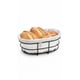 thumbnail image 1 of Panera Canasto Tela Ovalada 29cm Base Metal Servir Pan, 1 of 12