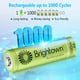 thumbnail image 2 of Pilas AA recargables Brightown 1000 mAh 1,2 V NiMH x12, 2 of 9