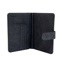 Porta Pasaporte Negro Moose