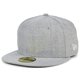 thumbnail image 1 of Gorra New Era 59FIFTY Ajustada Visera Plana Gris Jaspeado Talla 7 1/8, 1 of 5