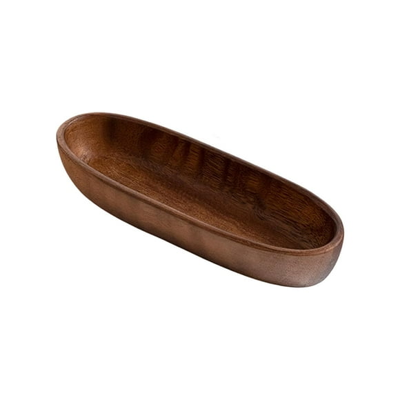 Plato De Sushi Barco De Sushi De Madera Multiusos Para Mesa De Cocina Decoración Del Hogar Fiesta 25,5 Cm X 8 Cm
