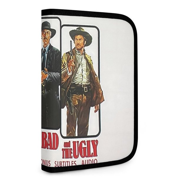 El Bueno, el Malo y el Feo Bolsa de Almacenamiento Plegable Portátil con Compartimentos, Organizador de Herramientas Multi-Bolsillo, Uso Dual Viaje y Hogar 26.5*17.8cm