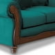 thumbnail image 4 of Sofa Rimini 3 C Tela Velvet Turquesa, 4 of 7