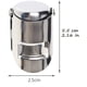 thumbnail image 2 of Tapón para botella de champán, de acero inoxidable, sellado al vacío, para vino, prosecco y espumoso (paquete de 3 unidades), color plateado claro., 2 of 5