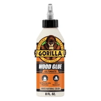 Pegamento Para Madera Gorilla Ultimate, Resistente Al Agua, 240 Ml, Color Madera Natural