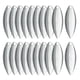 thumbnail image 5 of 20x Cuchillas Giratorias De Metal Acabado Suave Se?uelos De Pesca Que Hacen El Kit De Bricolaje D Plata, 5 of 5