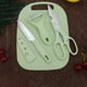 thumbnail image 1 of 2-in-1 Cutting Board Set, Household Vegetable Peeler Chopping Board, Fruit Knife, Scissor, Home Kitchen Tool, 1 of 2