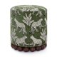 thumbnail image 3 of Puff Tov Furniture Dex verde oliva con estampado de leopardo 40x40x46 cm, 3 of 6