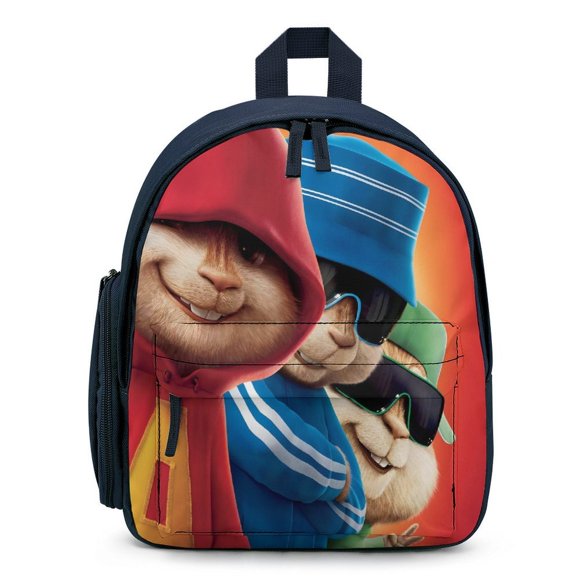 Alvin y las Ardillas Mochila Escolar para Niños y Niñas, Mochila Infantil Ligera de Alta Calidad, Grande y Duradera Azul