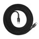 thumbnail image 2 of Baseus Cafule Type-C PD2.0 60W flash charging data line (20V 3A) 2m Gray+Black, 2 of 8