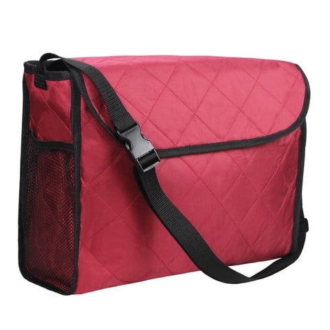 Ioensy - Bolsa De Almacenamiento Para Silla De Ruedas Para Personas Mayores De Viaje Con Ruedas, Color Borgoña
