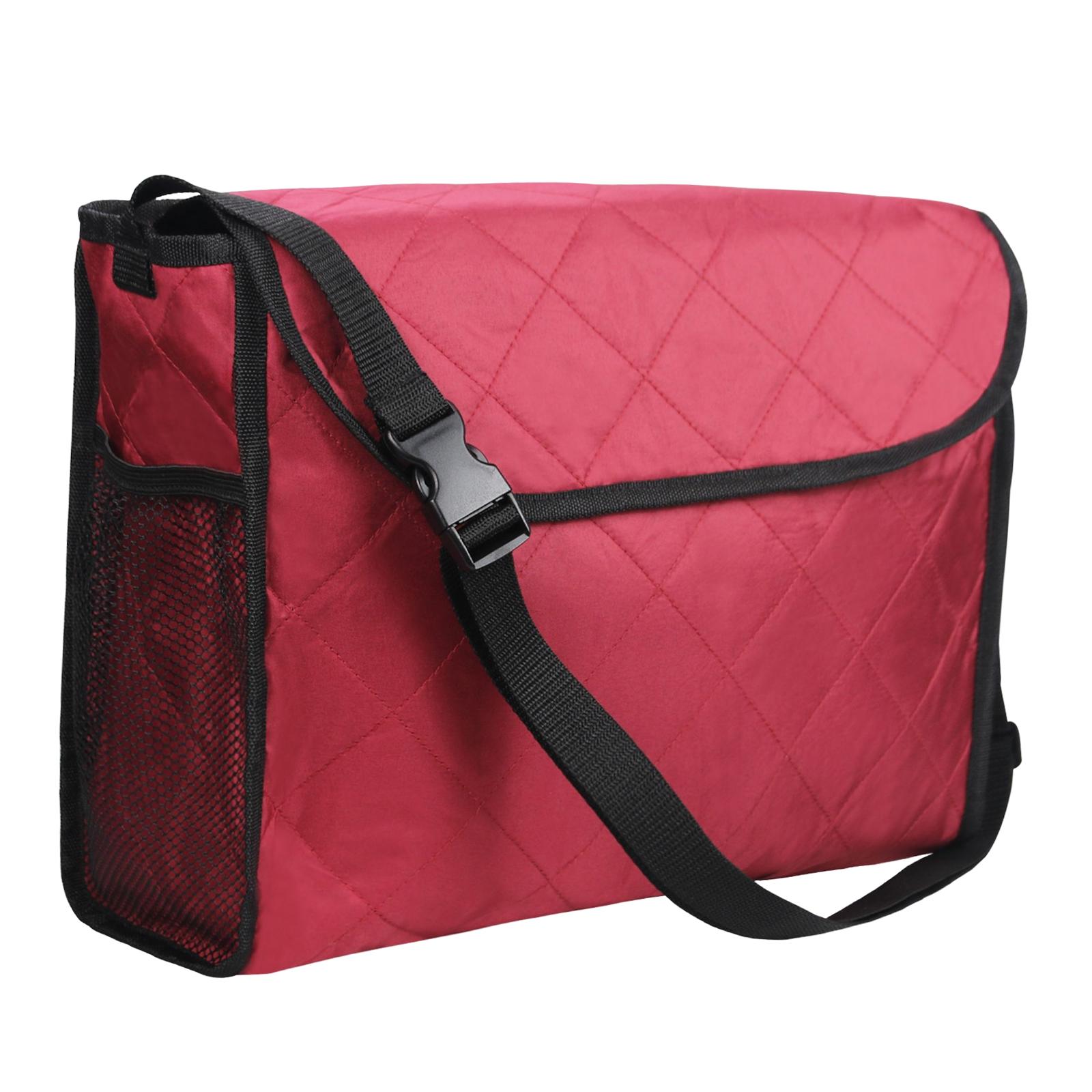 Ioensy - Bolsa De Almacenamiento Para Silla De Ruedas Para Personas Mayores De Viaje Con Ruedas, Color Borgoña