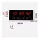 thumbnail image 3 of Reloj Mural Led Digital Temperatura Y Alarma 47cm X 23cm, 3 of 5