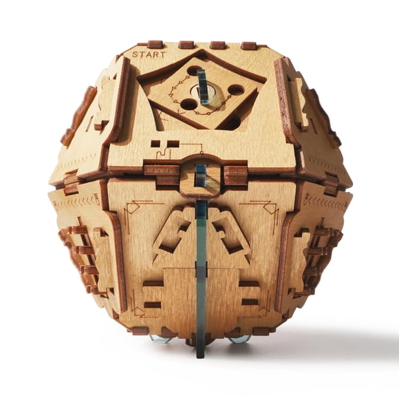 Puzzle Box Puzzle Potato 3D Brain Teaser, cofre del tesoro de madera